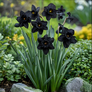 Нарцисс Тень Королевы купить по цене от 500р. в интернет-магазине «Посадика» с доставкой почтой в в Советская Гаванье и по всей России – [изображение №1].